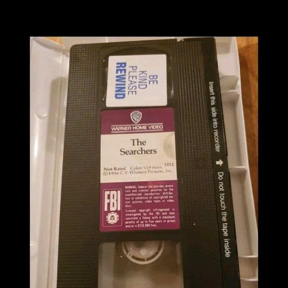 3 John Wayne Videos (VHS) Original 1976 Clamshell Rio Bravo Chisum - Picture 6 of 7